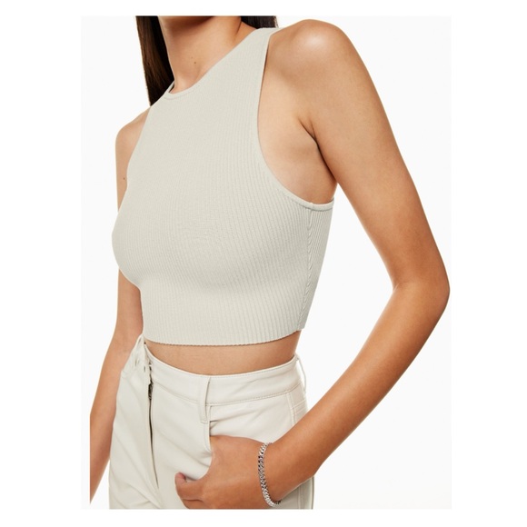 NWT Aritzia Babaton Sculpt Knit Racer Tank - Picture 2 of 14
